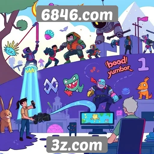 Evolução de jogos populares no 6846.com