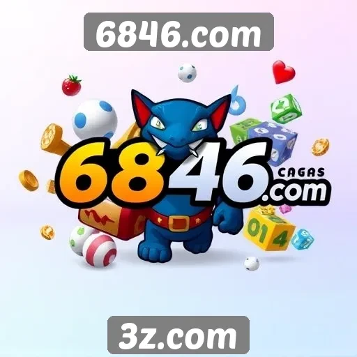 Diversidade de jogos disponíveis no 6846.com