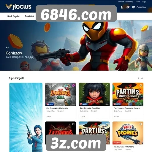 Análise das ofertas de jogos disponíveis no 6846.com