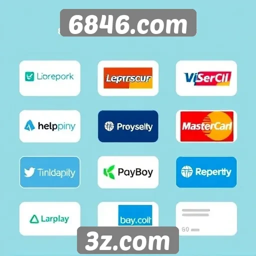 Comparação de métodos de pagamento em 6846.com